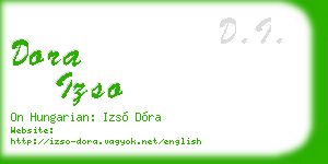 dora izso business card