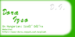dora izso business card